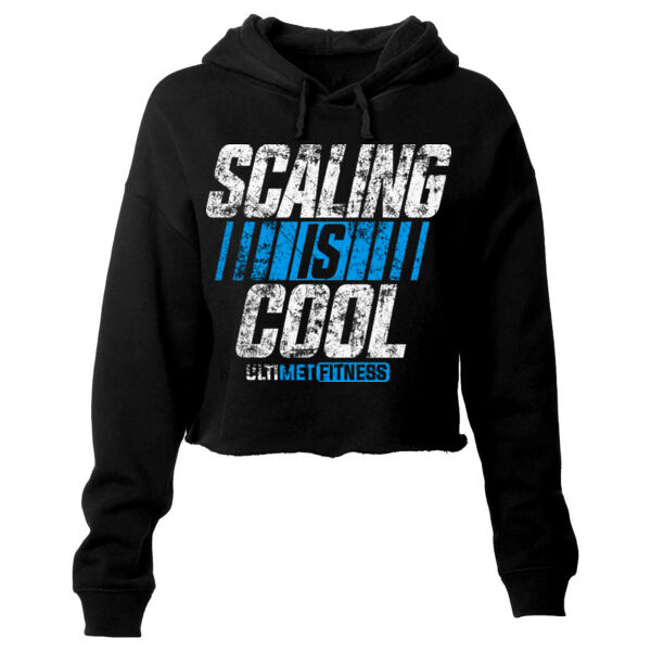 SCALING IS COOL - WOMEN'S CROP HOODIE Thumbnail