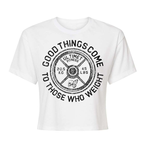 THOSE WHO WEIGHT - WOMEN'S CROP T-SHIRT Thumbnail